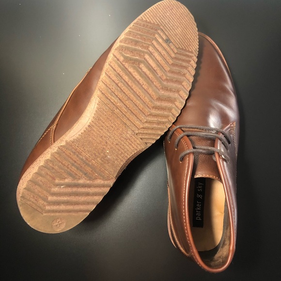 Leather Brown boots Parker Sky - Picture 3 of 5